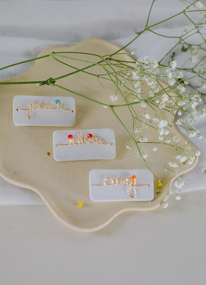 Broșă ceramică mare - imagine 6