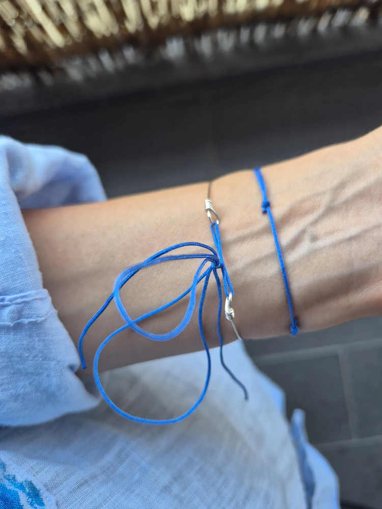 Set brățară cu perlă și brațară-cuvânt - imagine 3